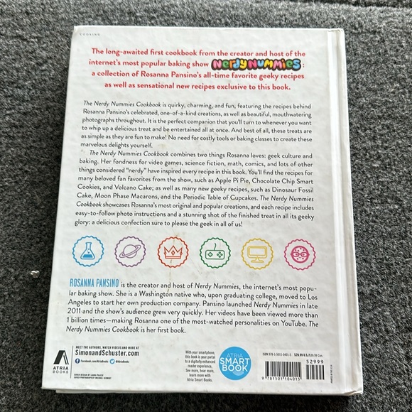 Nerdy Nummies cookbook by Rosanna Pansino. Brand new - Picture 2 of 2
